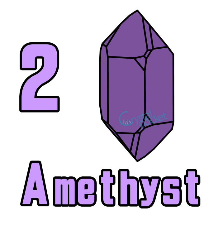 a(2) AWXg amethyst z } i