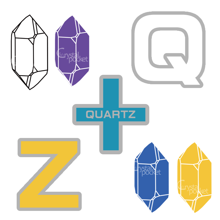 水晶 日本式双晶 QUARTZ すいしょう にほんしきそうしょう 鉱物 結晶図　商品